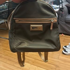 Calvin Klein Green book bag